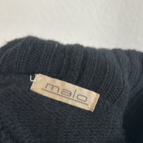 Malo 100% Cashmere Turtle Neck Knit Sweater - Picture 8 of 8